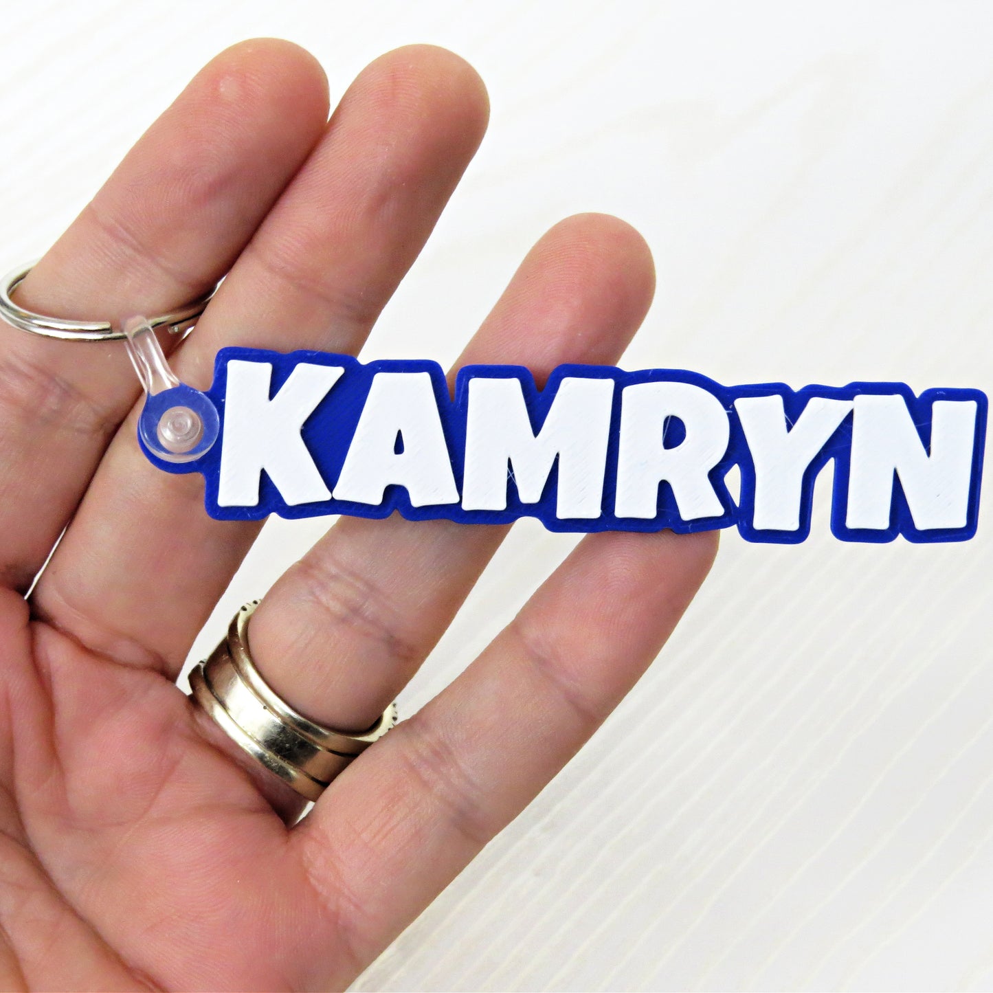 Custom 3D Name Keychain – Personalized Printed Name Tag for Backpacks, Keys & Gifts
