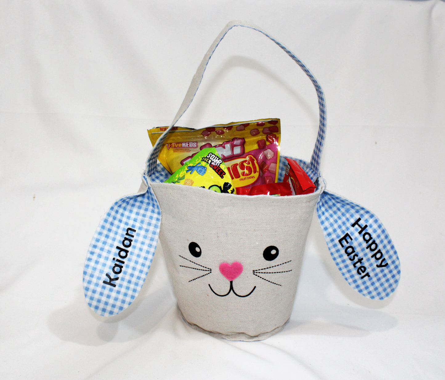 Personalized Easter Basket for the Kids - Spring Holiday Custom - Easter Basket Gift – Kids Gift – Home Decor - Stuffed Toy Basket Stuffer