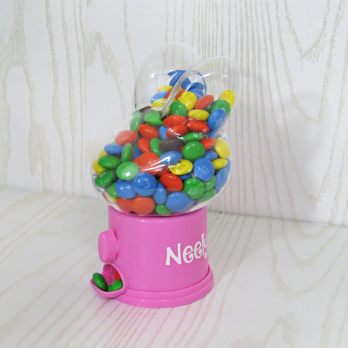 Personalized Candy Gumball Machine Easter Gift for Kids - Custom Gift with Name - Easter Egg Basket Gift