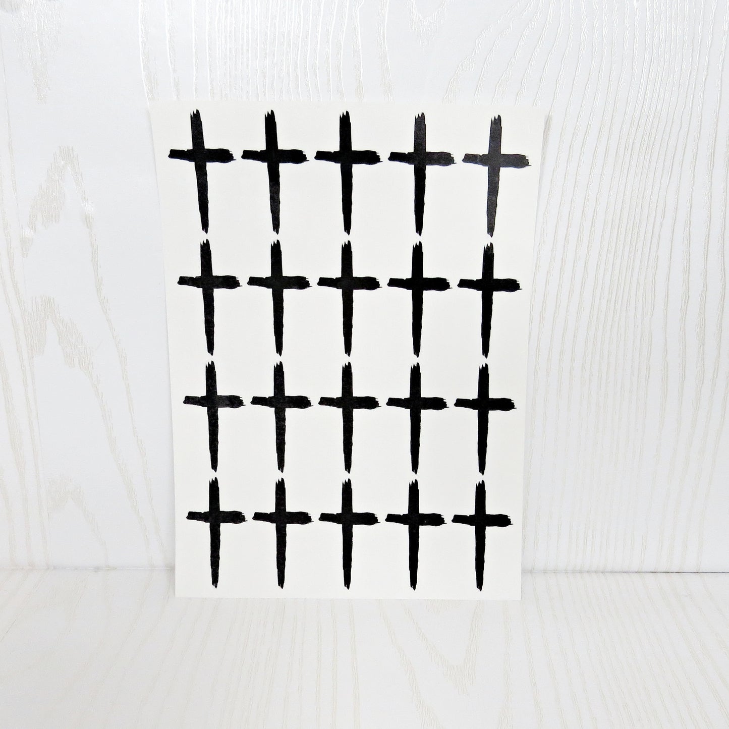 Sports Cross Eye Black Temporary Tattoo Strips - No Mess for Baseball Football Softball Fans on Game Day - Made in The USA Fast Application