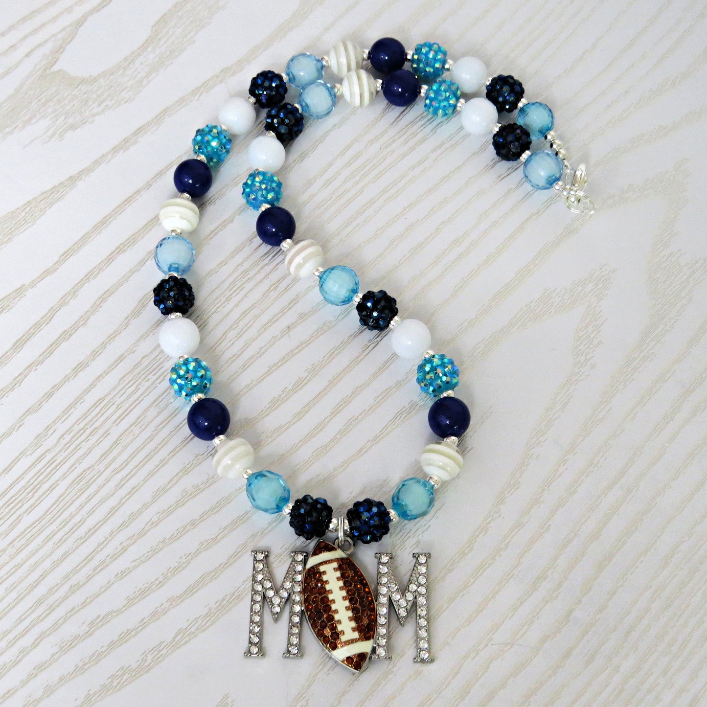 Womens Berlin Football Mom Necklace