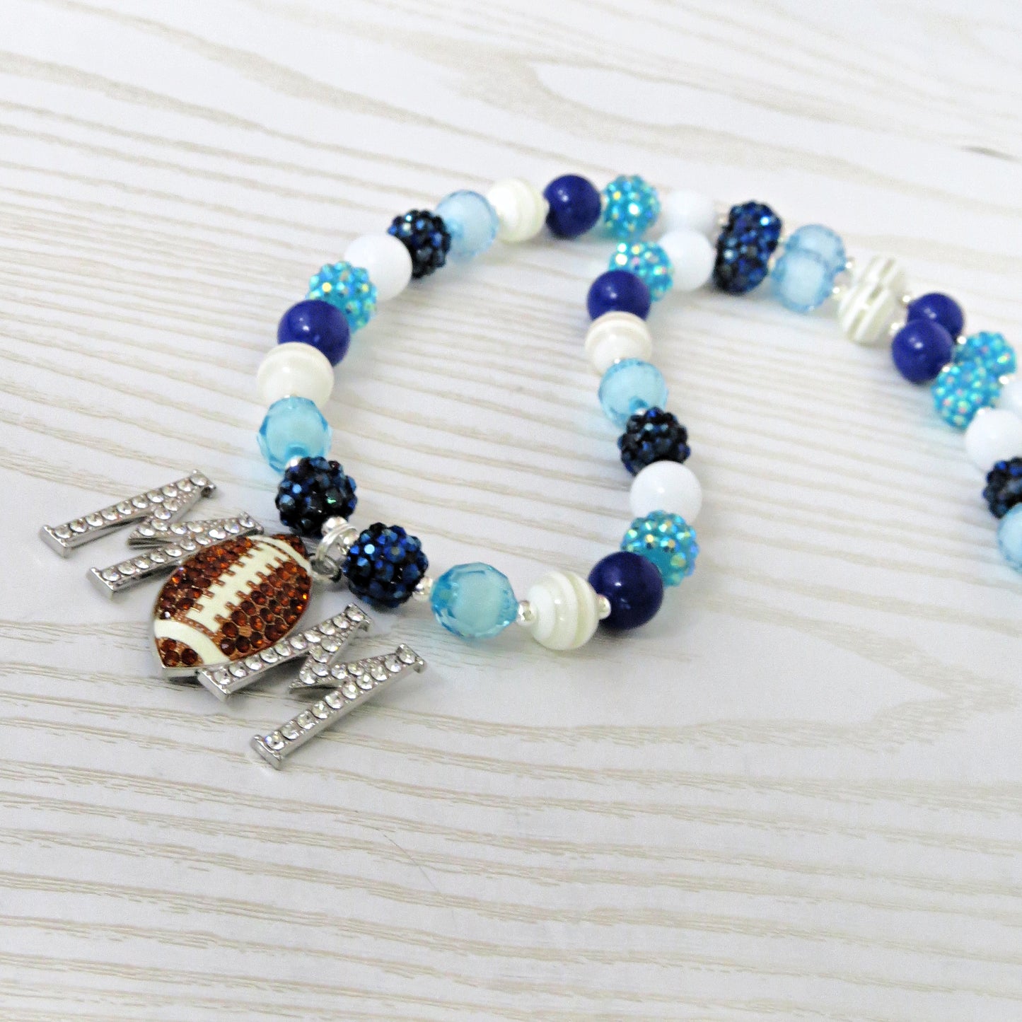 Womens Berlin Football Mom Necklace