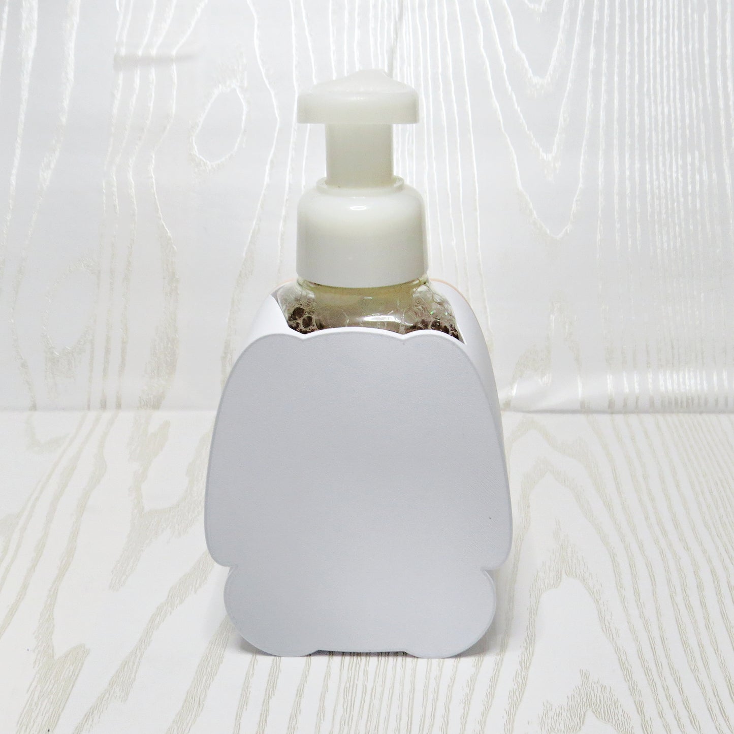 Cute Easter Bunny Foaming Soap Holder – Pastel Spring Bathroom Decor – 3D Printed Rabbit Sink Accessory