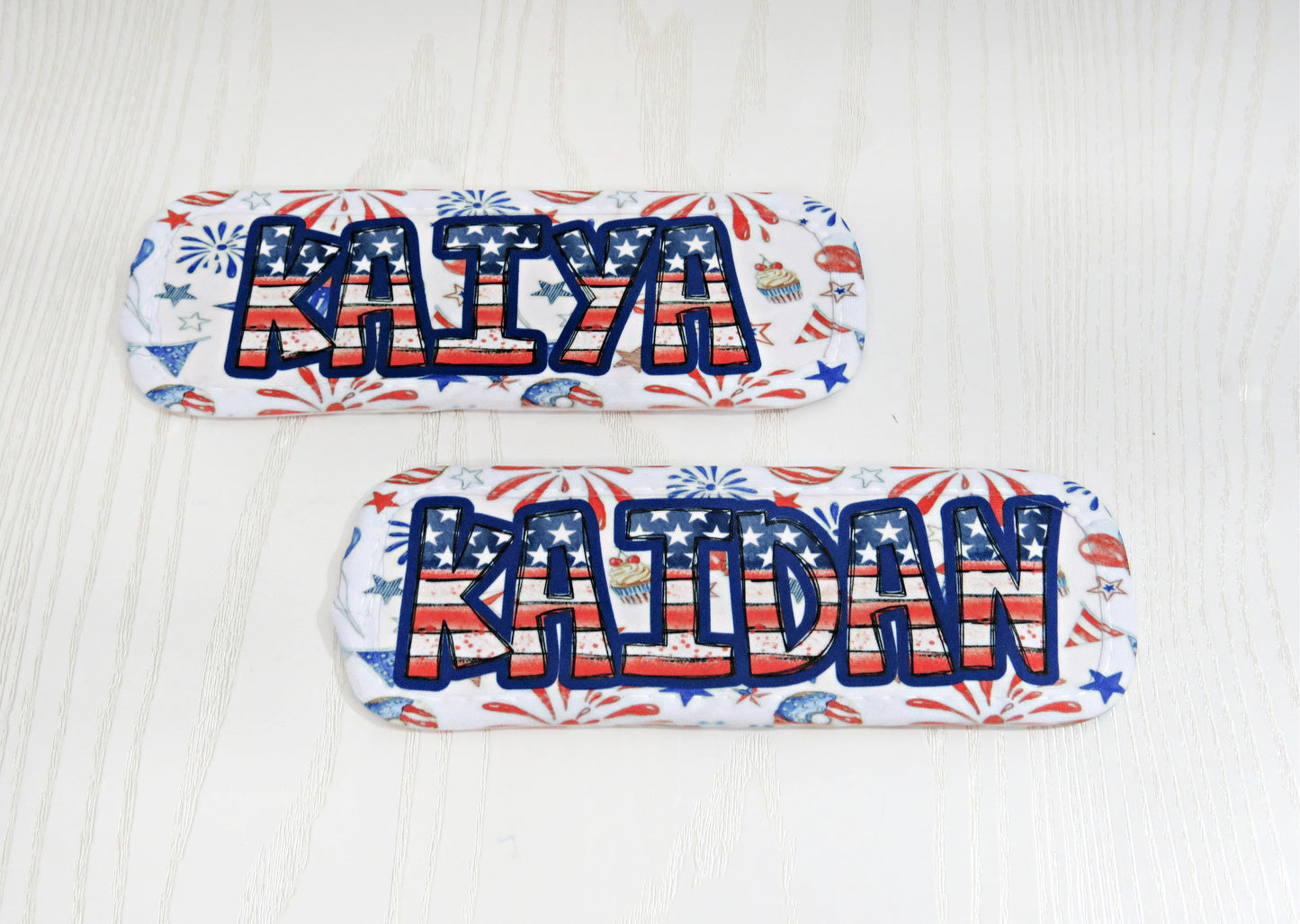 Personalized 4th of July Popsicle Holder – Patriotic Freezer Pop Sleeve