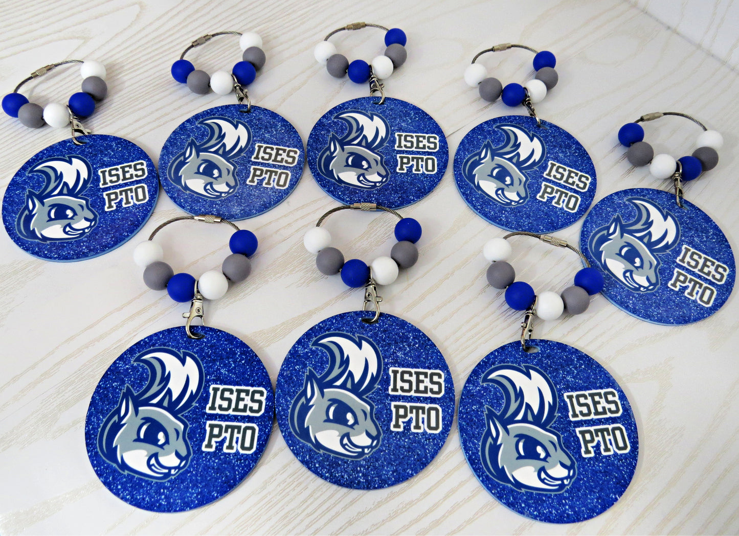 Olentangy Indian Springs Elementary School PTO Bag Tag - Custom Keychain