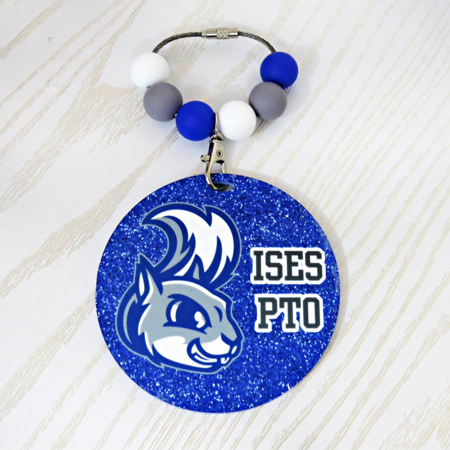 Olentangy Indian Springs Elementary School PTO Bag Tag - Custom Keychain