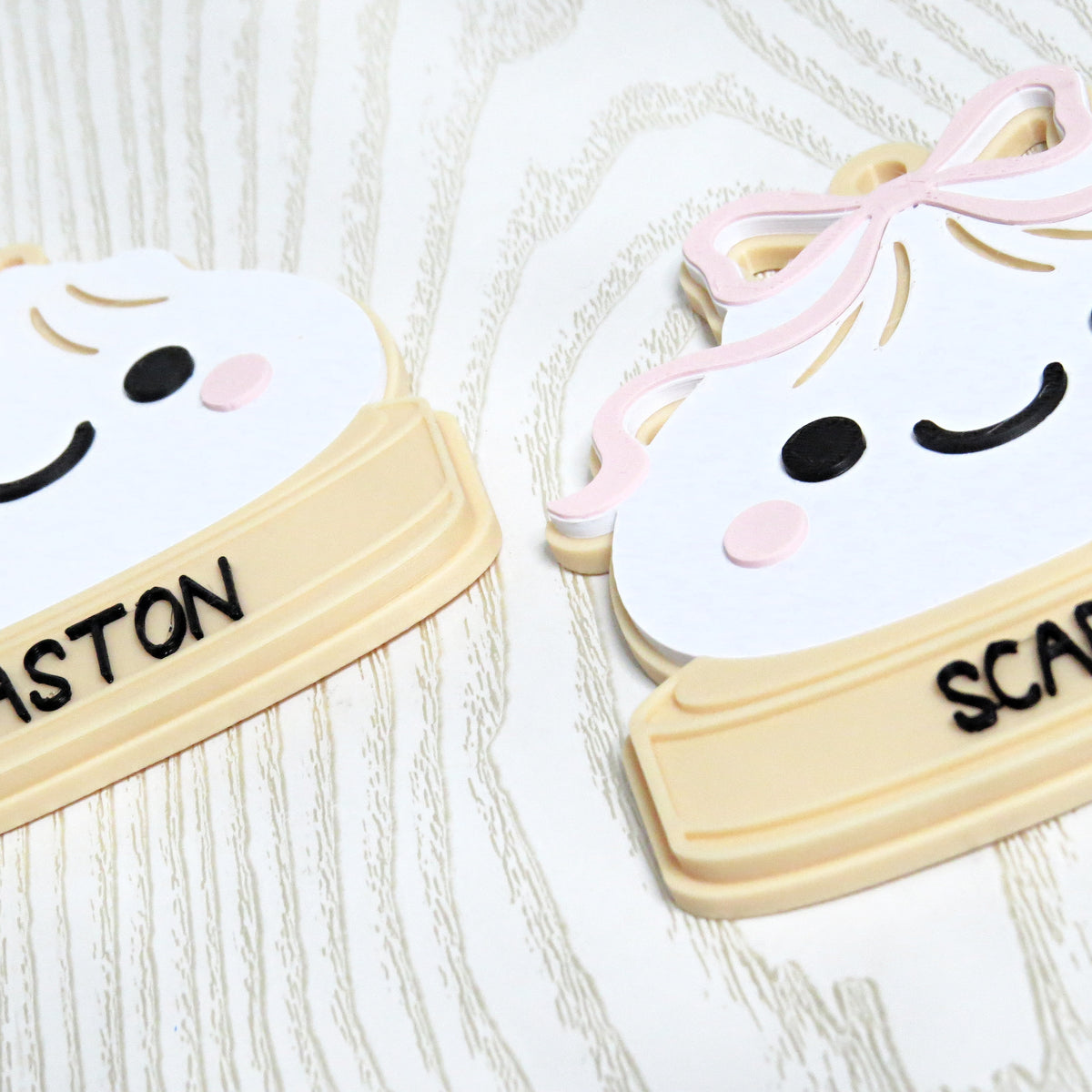 Personalized Dumpling Christmas Ornament β Custom Name Holiday Decoration for Kids or Foodies