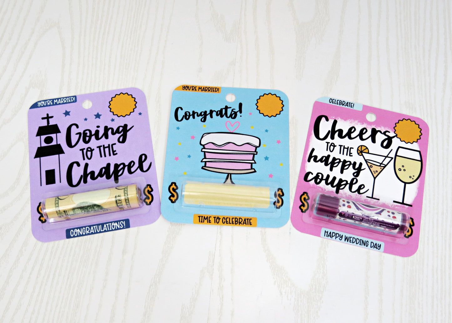 Wedding Couple Money Card with Plastic Dome - Bridal Shower Appreciation Gift Card - Unique Money Holder for Cash Gift for Bachelorette Party - Humor Cash Gift for Him Her - Reception