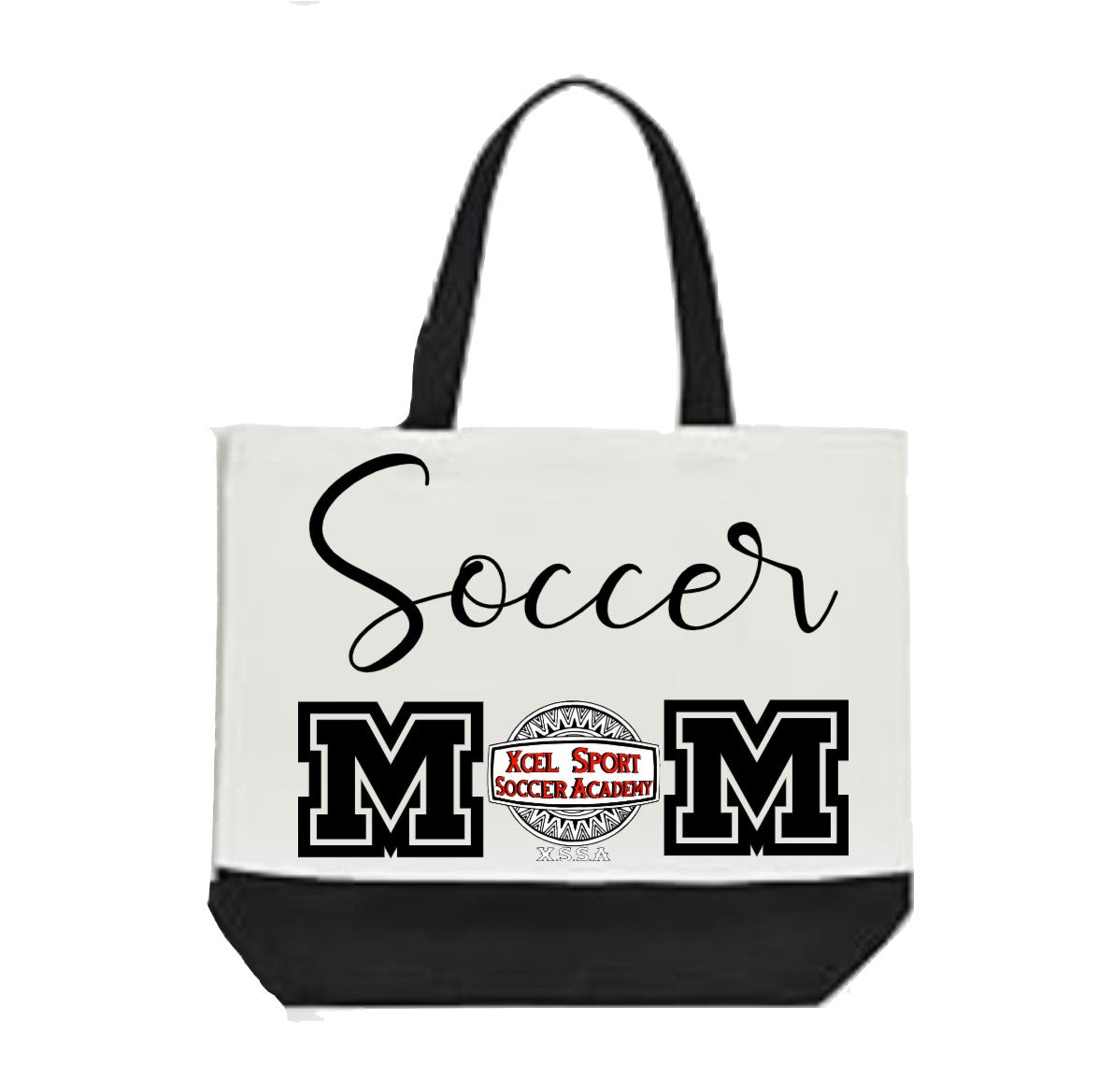 XCEL Sport Soccer Academy Mom Polyester Tote Bag - Essential Bag