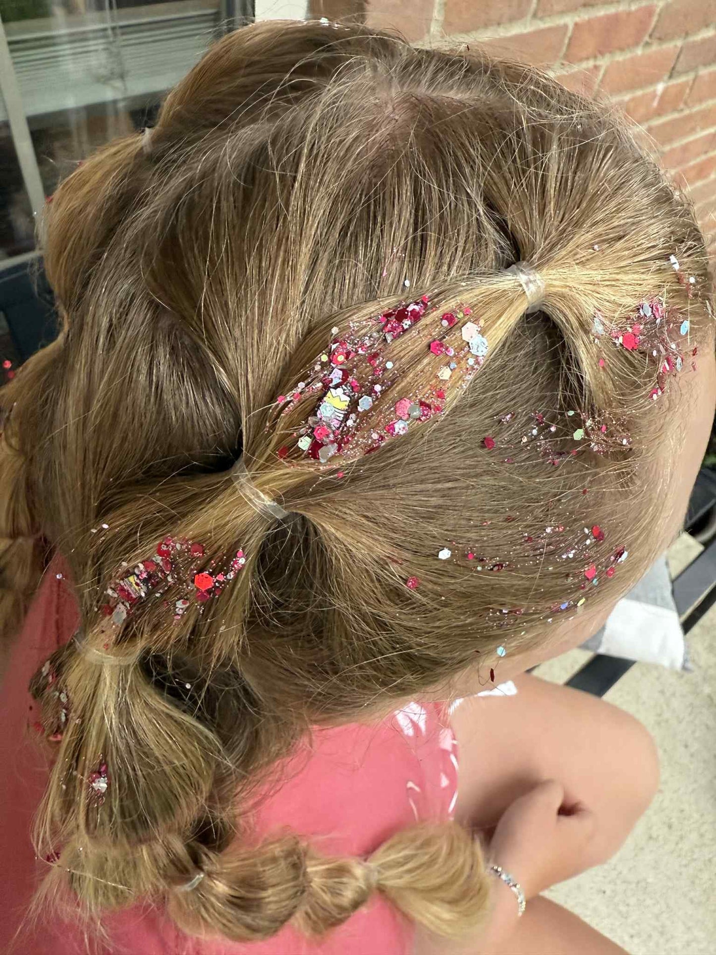 Glitter Hair Gel – Choose Your Custom Sparkle Colors for Spirit Days Festivals and Parties