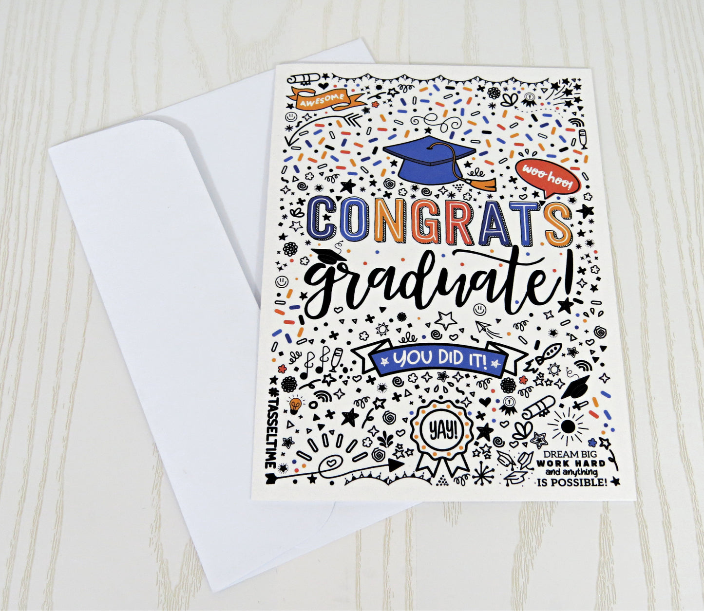 Congrats Grad Money Card - Graduation Gift Card - Unique Money Holder for Cash Gift - Graduation Greeting Cards - Humor Cash Gift for Him Her