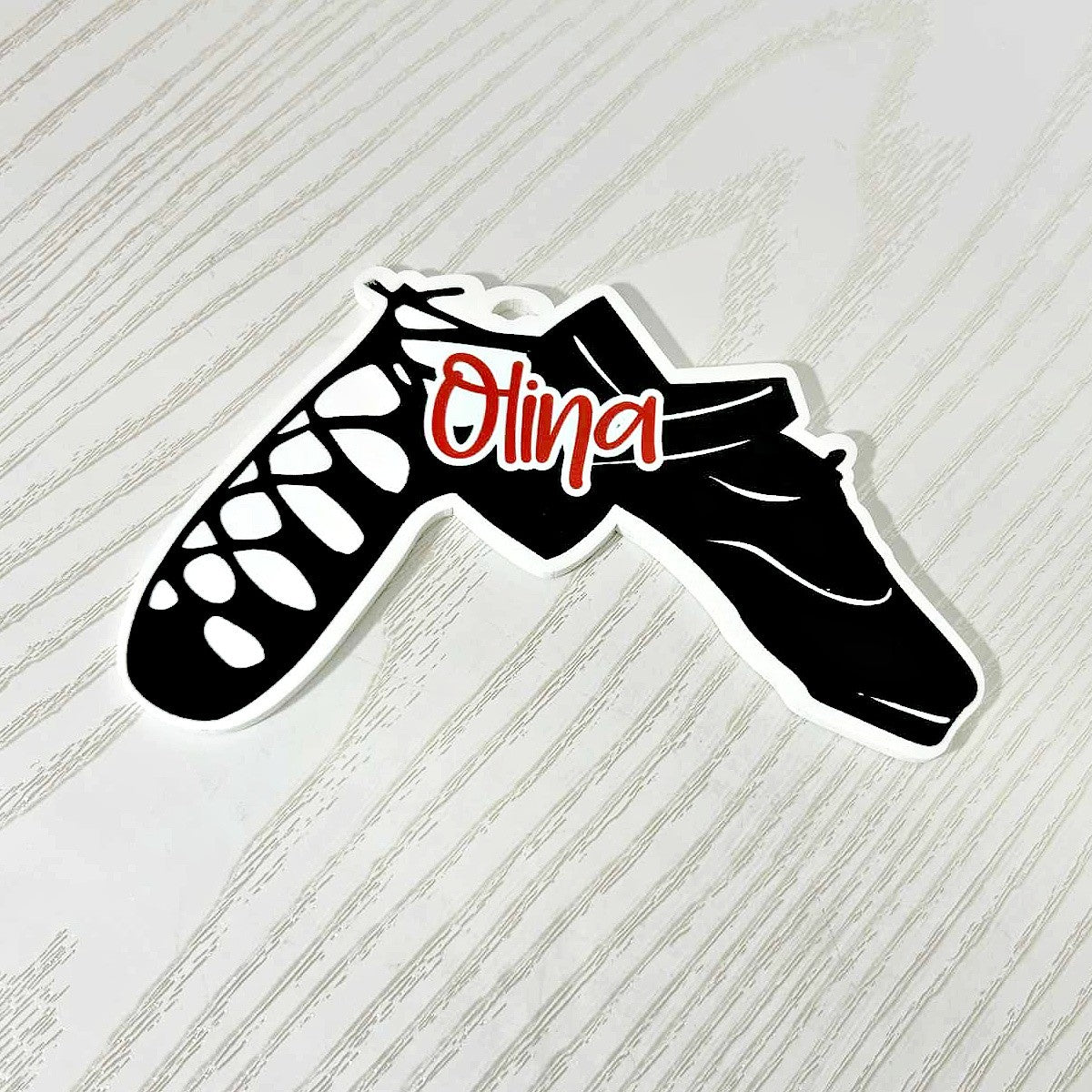 Personalized Irish Dance Bag Tag – Ghillies & Hard Shoes Name Tag