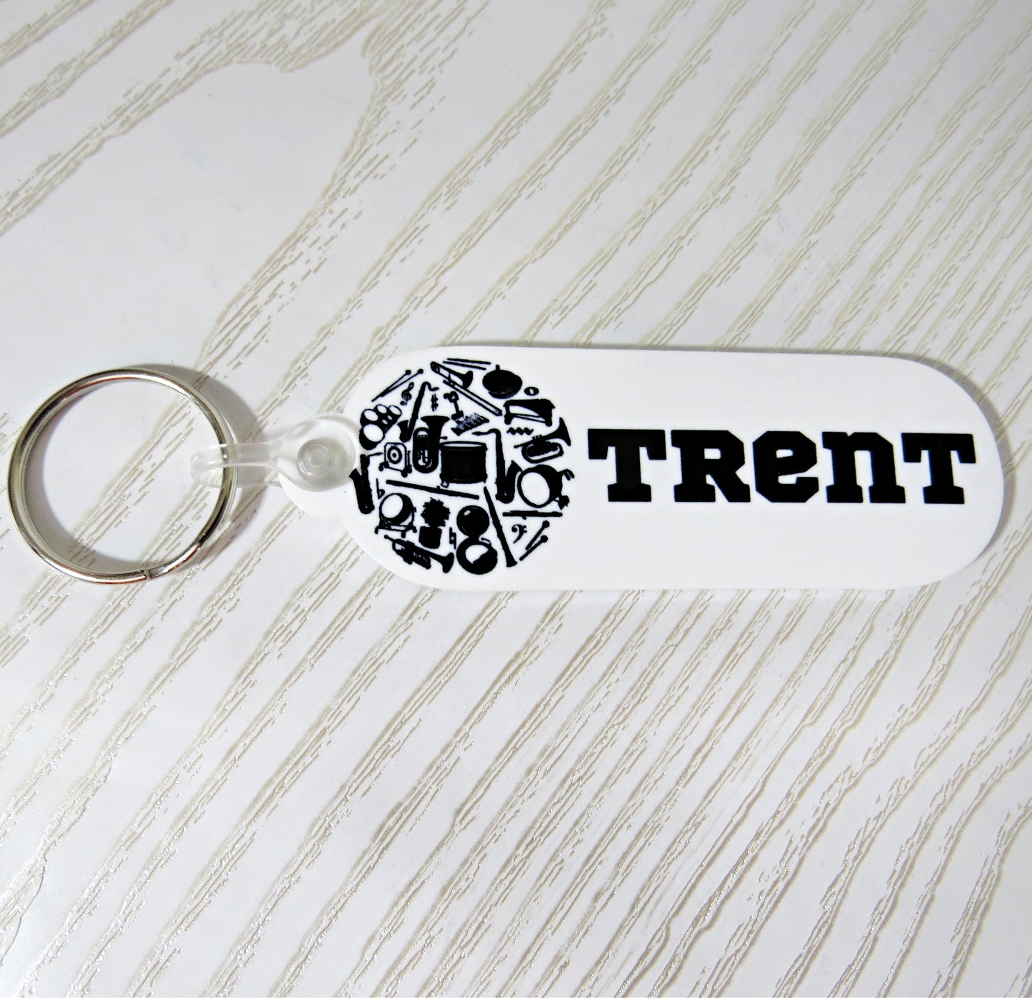 personalized-band-keychain-custom-name-tag-music-student-gift-marching-band-accessory-handmade-boutique-keyring