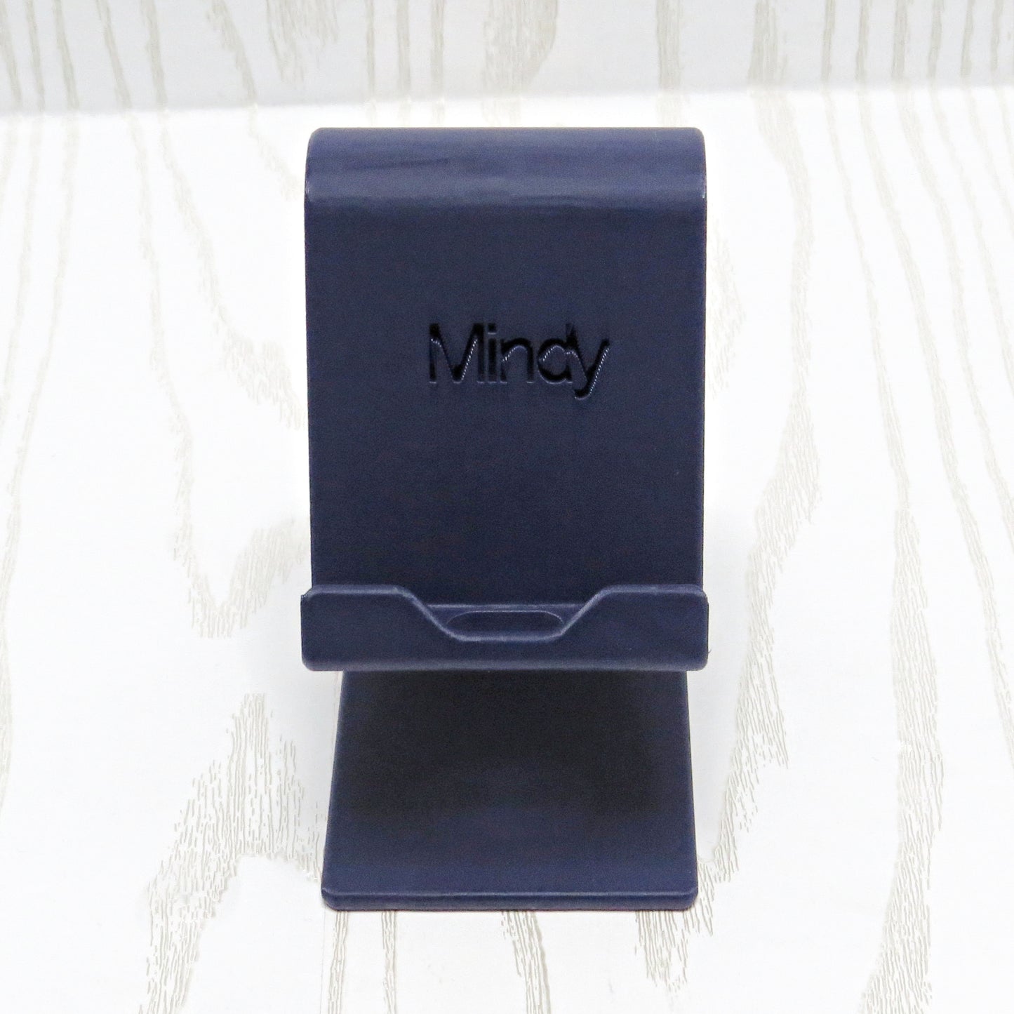 Personalized 3D Printed Cell Phone Holder with Custom Name - back view
