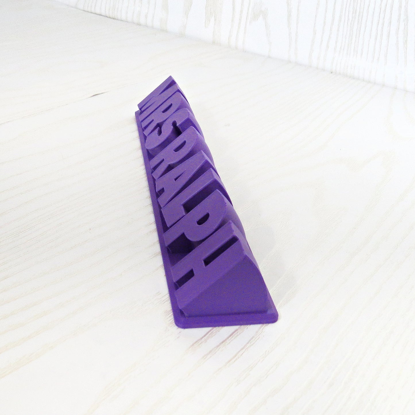 Personalized 3D Printed Nameplate – Custom Teacher Desk Sign