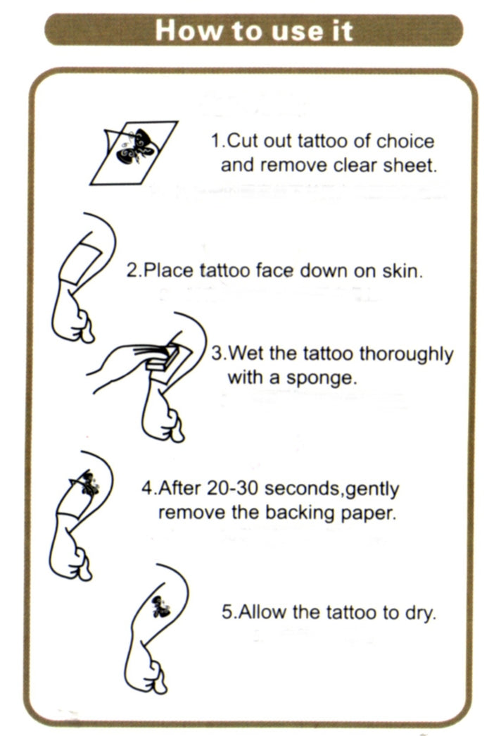 Kenzie's Boutique Handmade Olentangy Berlin Temporary Tattoos - School Spirit