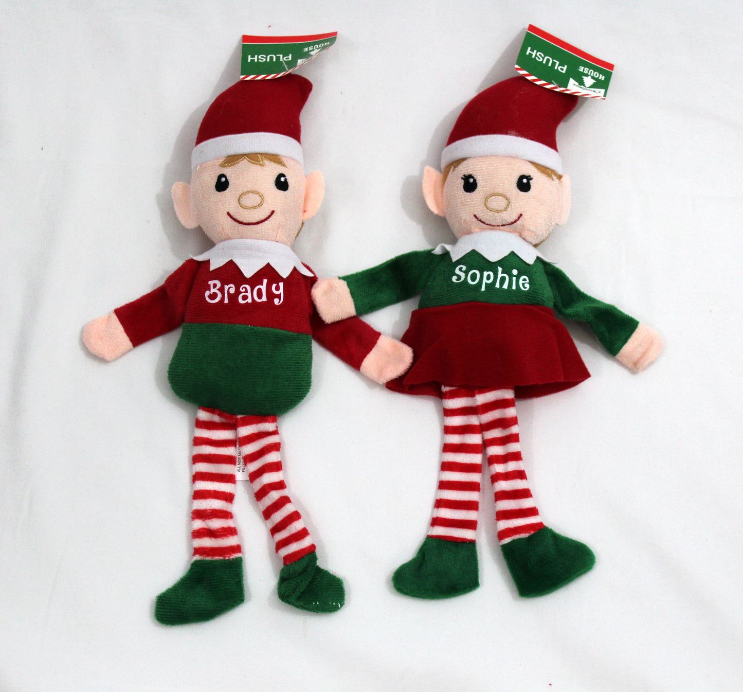 Personalized Christmas Elf Doll β Custom Name Holiday Plush Decoration