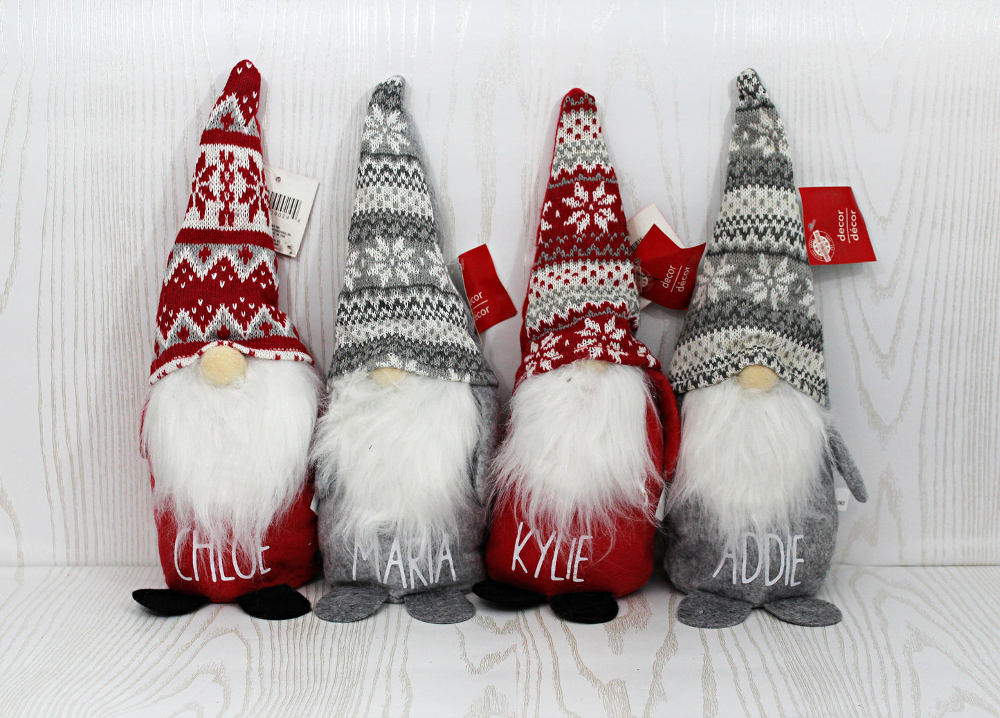 Personalized Christmas Gnome β Custom Name Holiday Gnome Decor