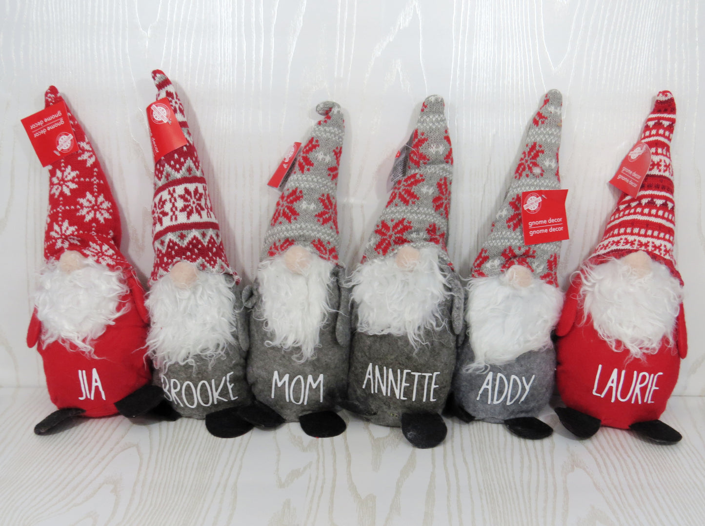 Personalized Christmas Gnome β Custom Name Holiday Gnome Decor