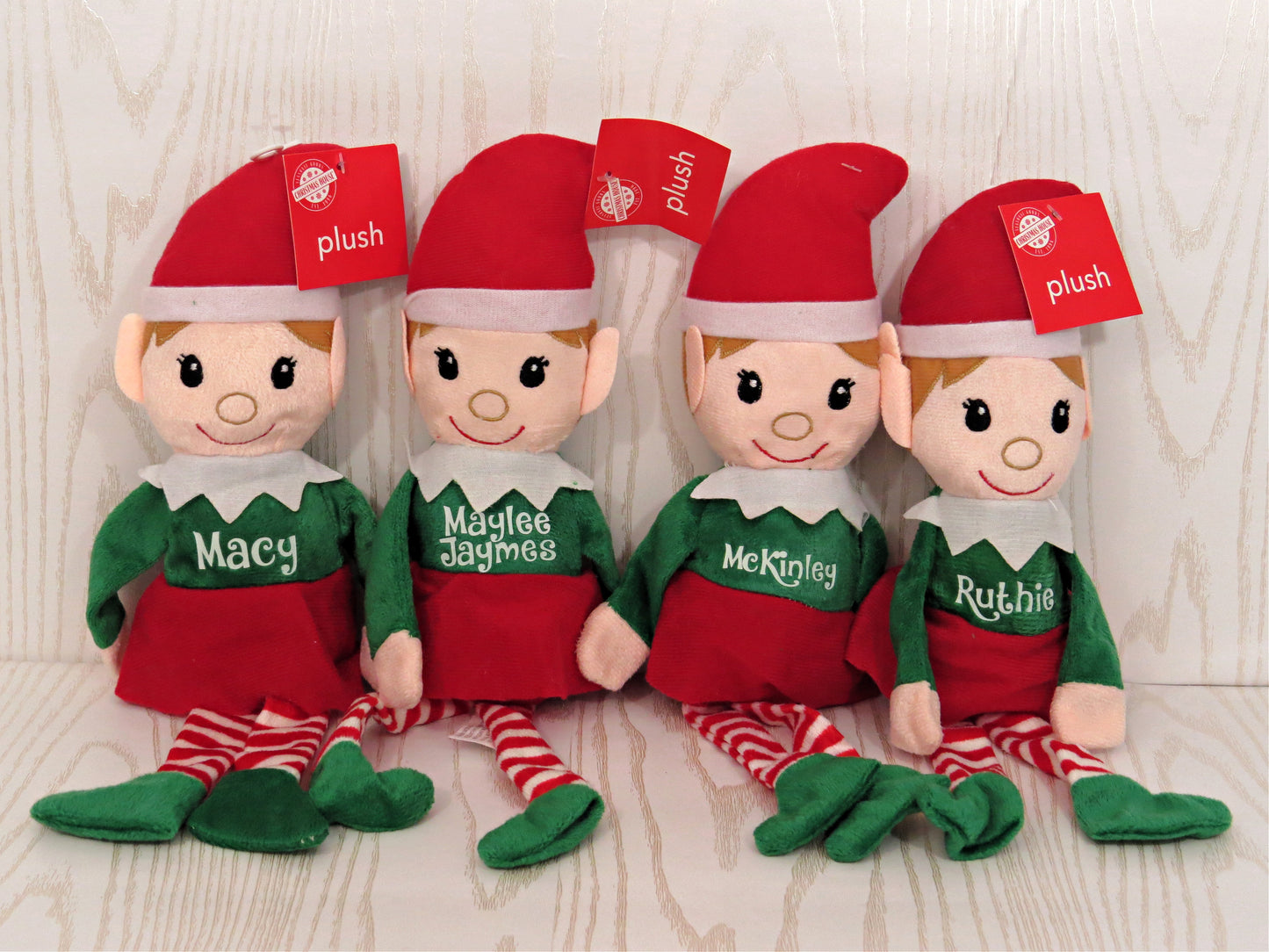 Personalized Christmas Elf Doll β Custom Name Holiday Plush Decoration