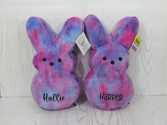 Candy Easter Bunnies Personalized - Personalized Bunny - Plush Easter Gift Kids - Easter Basket Stuffers - Easter Decor - Custom Stuffed Bunny – Home Decor