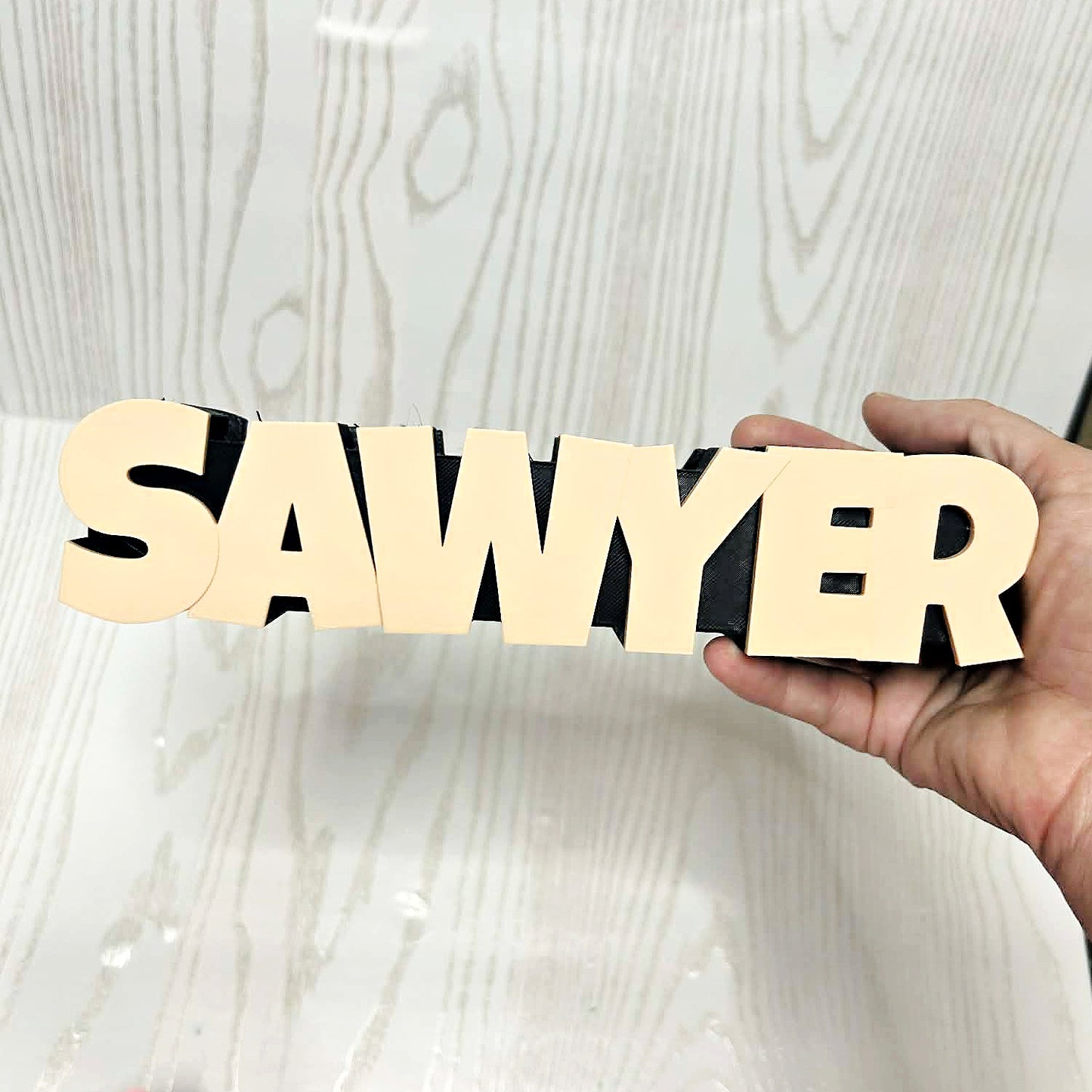 Personalized Pencil Desk Organizer - flat lay on desk surface