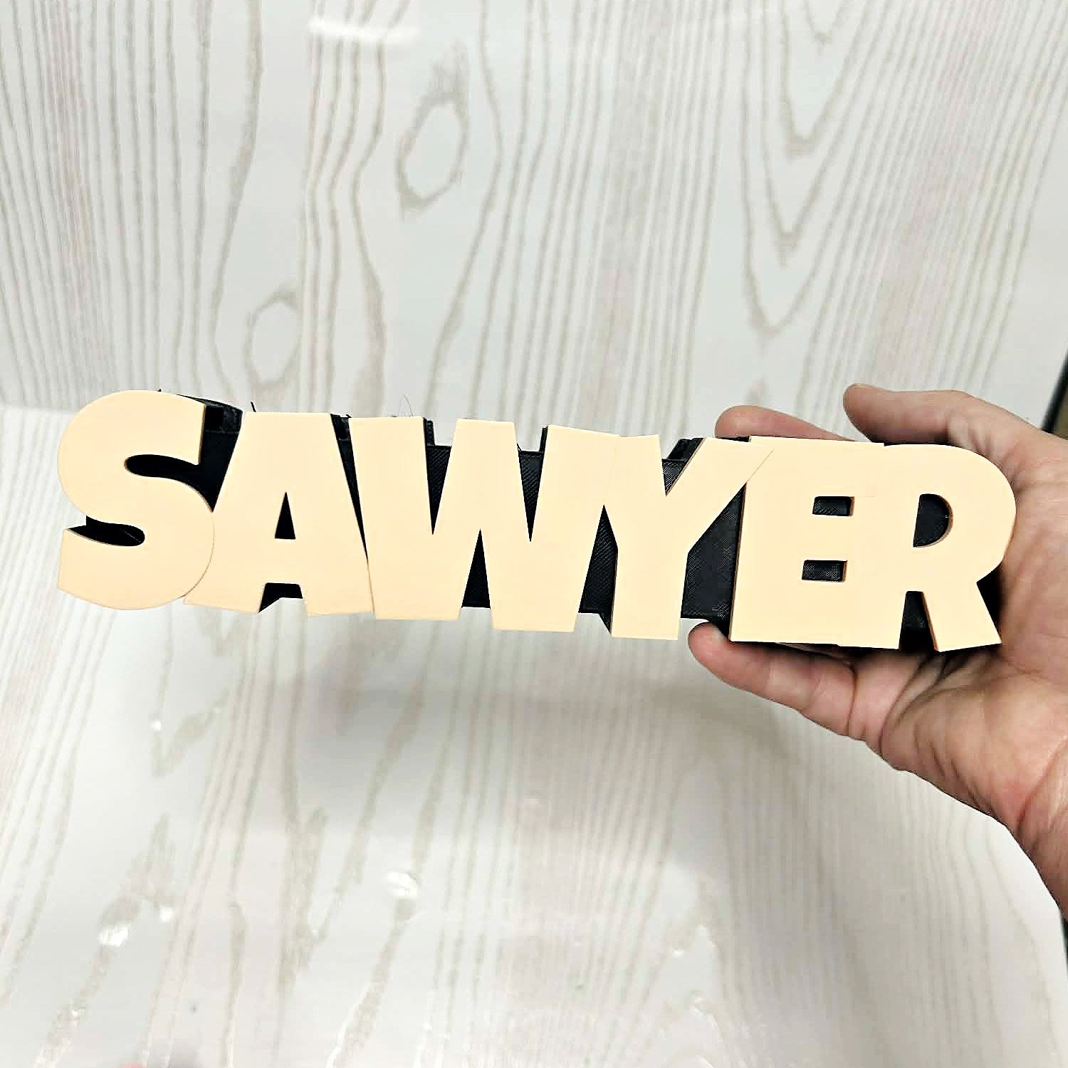 Personalized Pencil Desk Organizer - flat lay on desk surface