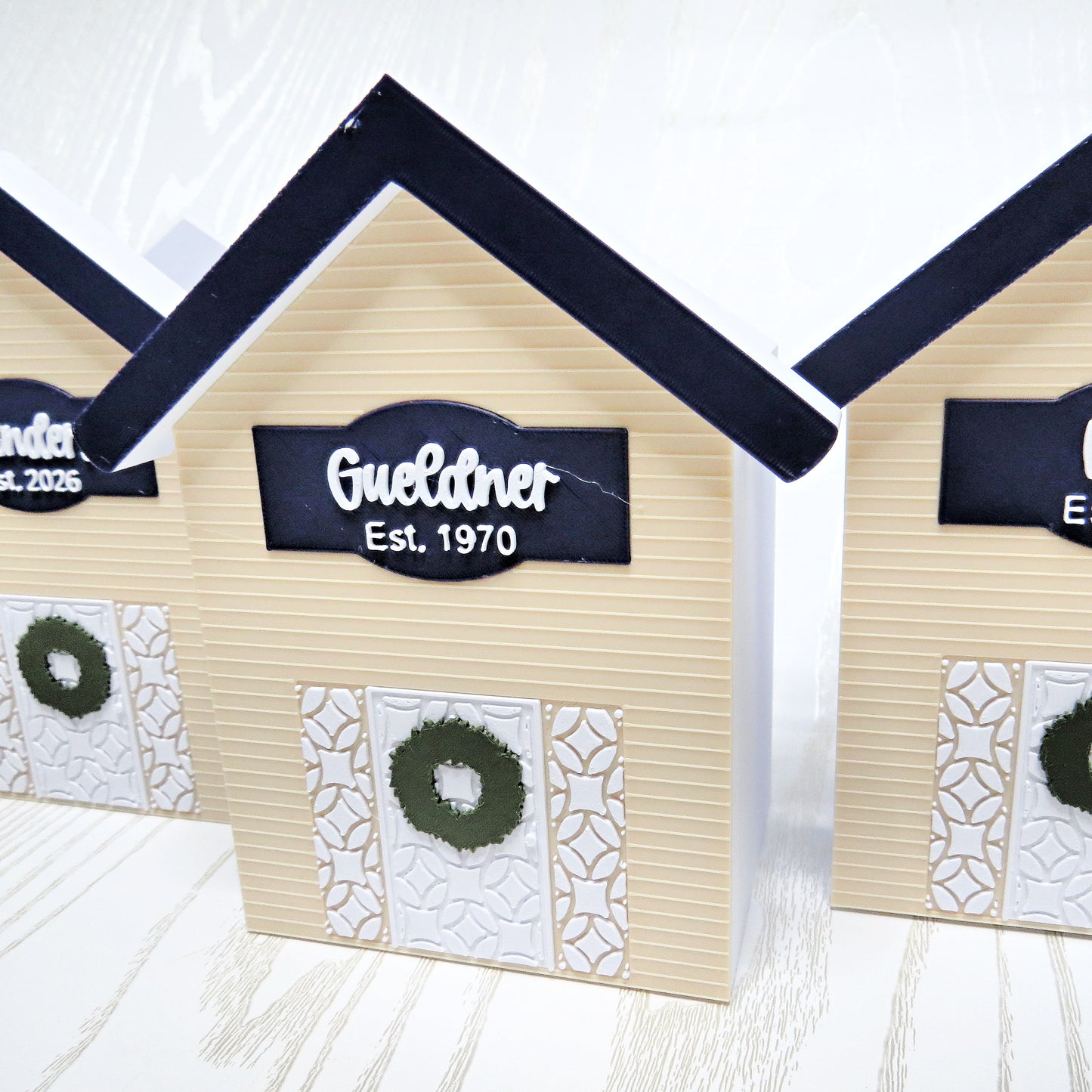 Personalized House Foaming Soap Bottle Holder – Custom Name and Established Year – 3D Printed Farmhouse Bath and Body Works Soap Dispenser Stand – Kitchen Sink Decor – Housewarming Wedding Anniversary Gift