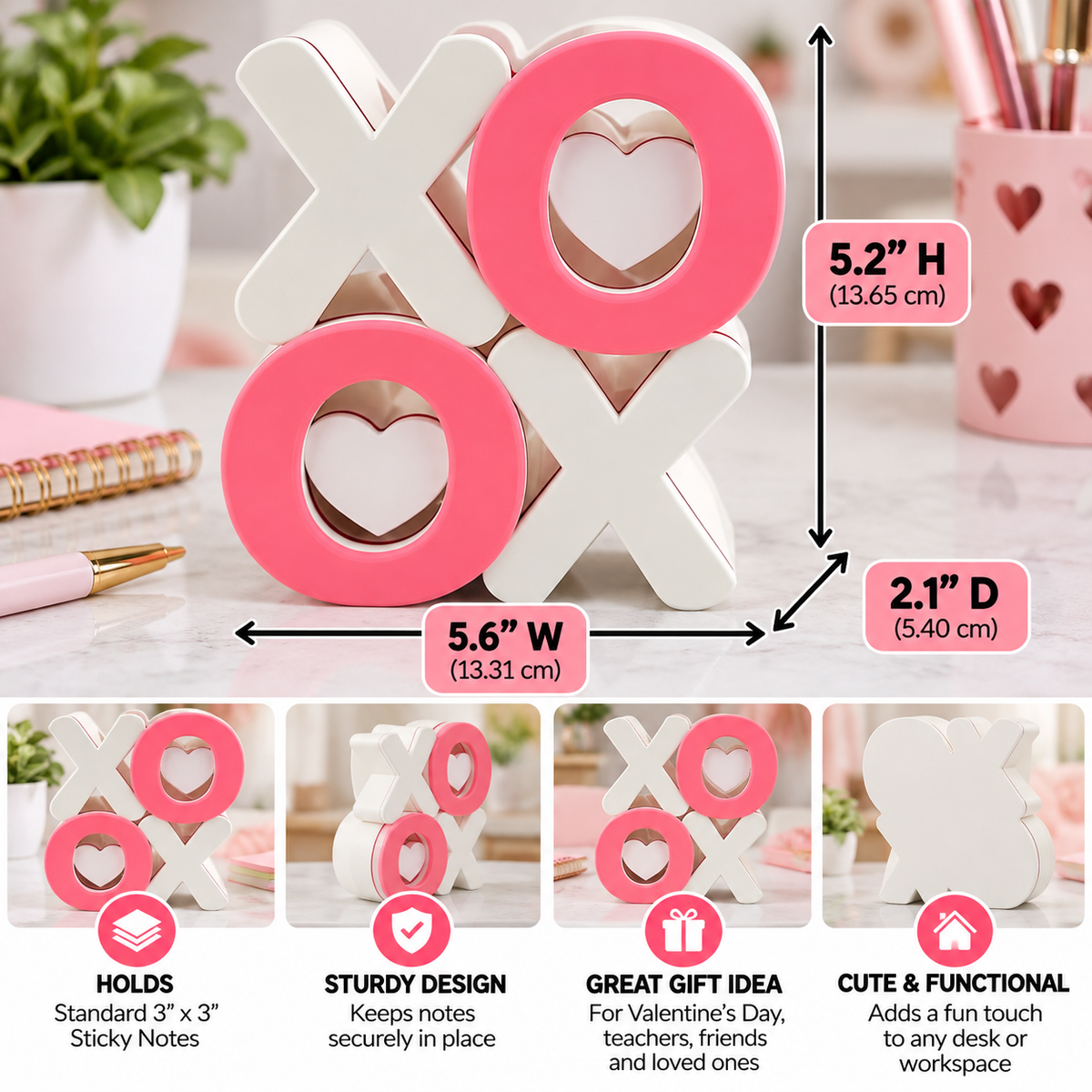 XOXO Valentine’s Day Soap Holder for Bath & Body Works – Festive Sink Decor