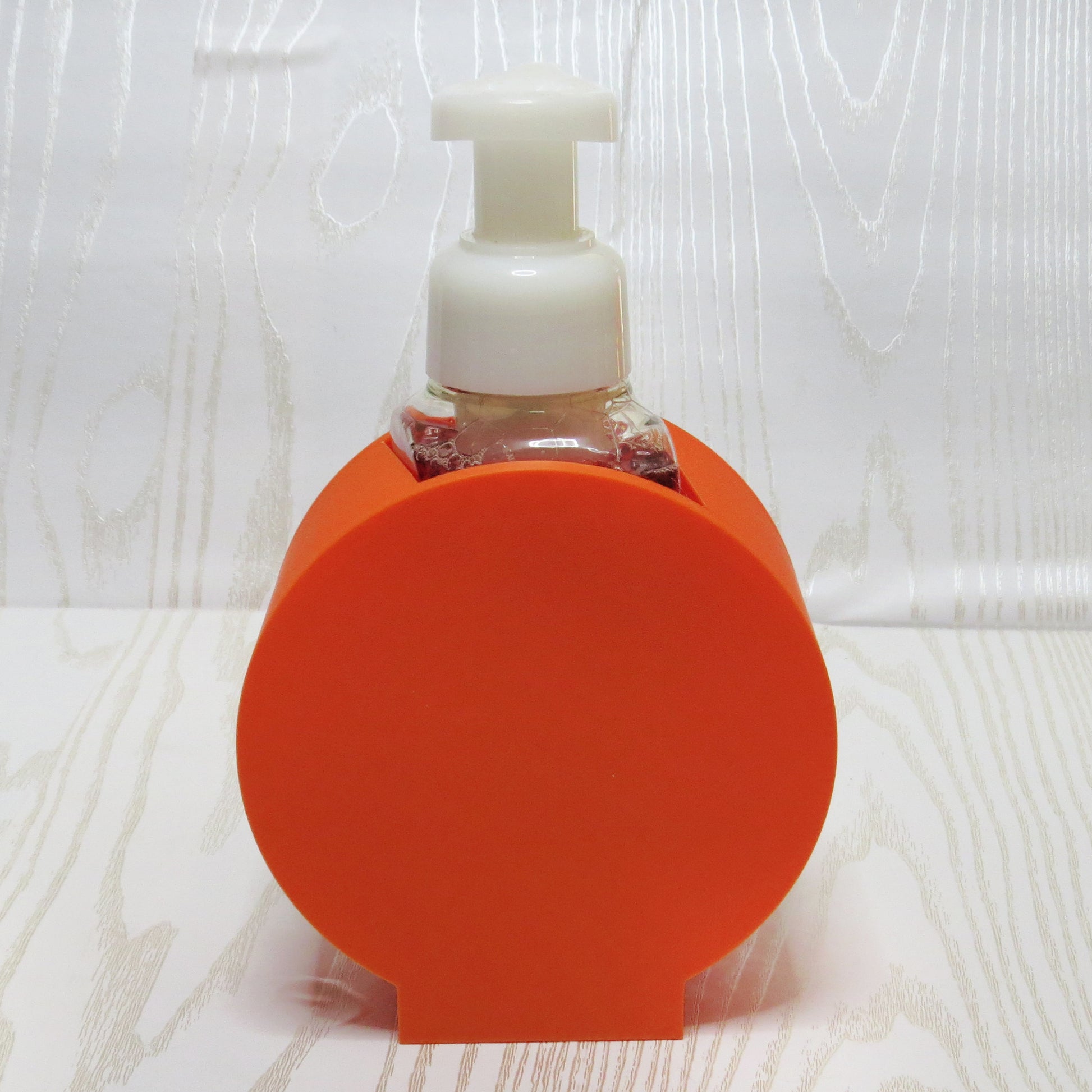 Basketball Soap Holder - lifestyle with soap bottle inserted