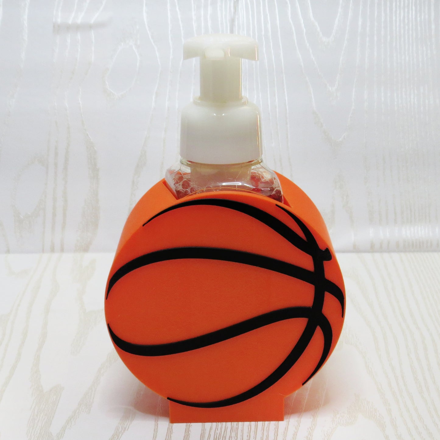 Basketball Soap Holder - close-up of sculpted design detail