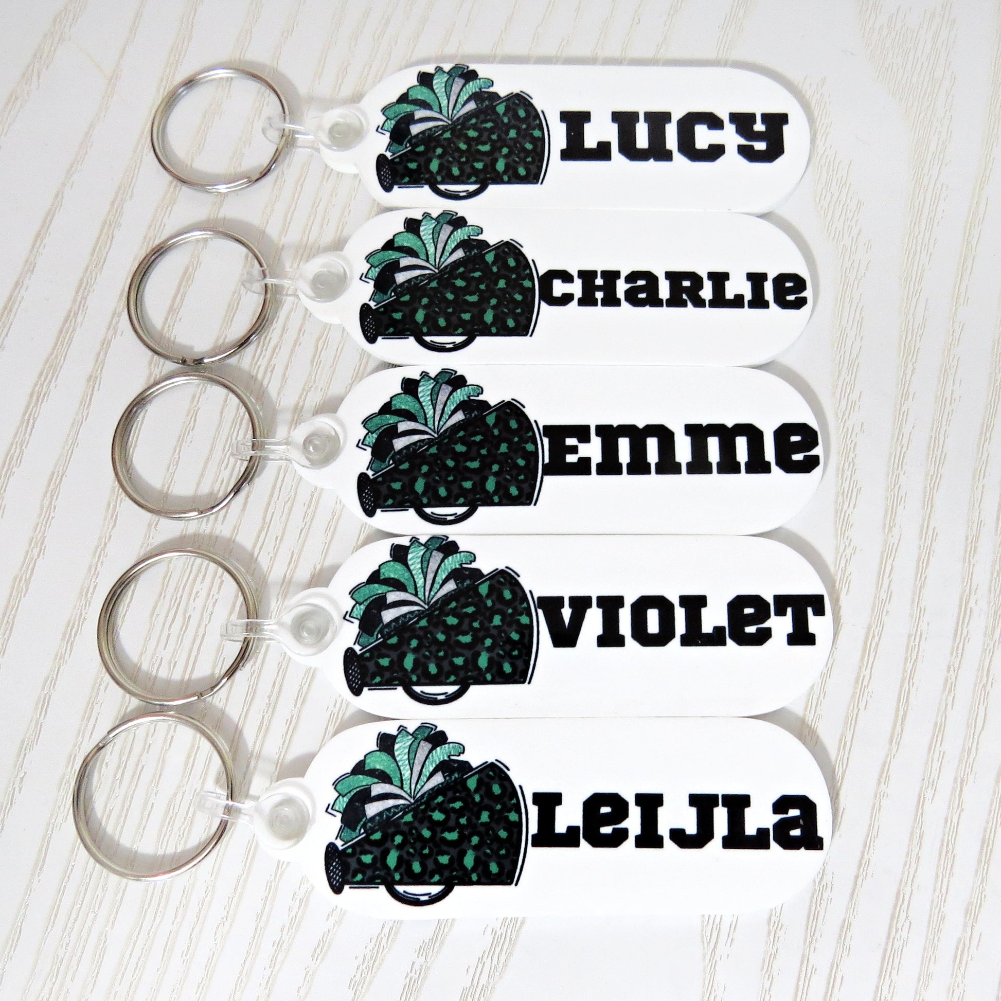 custom-cheer-keychain-personalized-megaphone-bag-tag-cheerleading-gift-for-girls-teens-and-cheer-moms