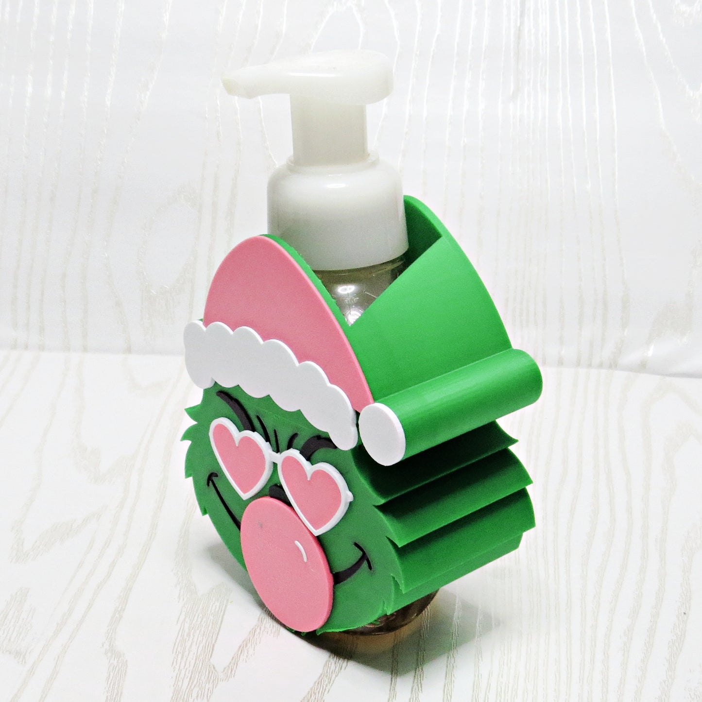 Green Man Christmas Bubble Character BBW Foaming Soap Holder