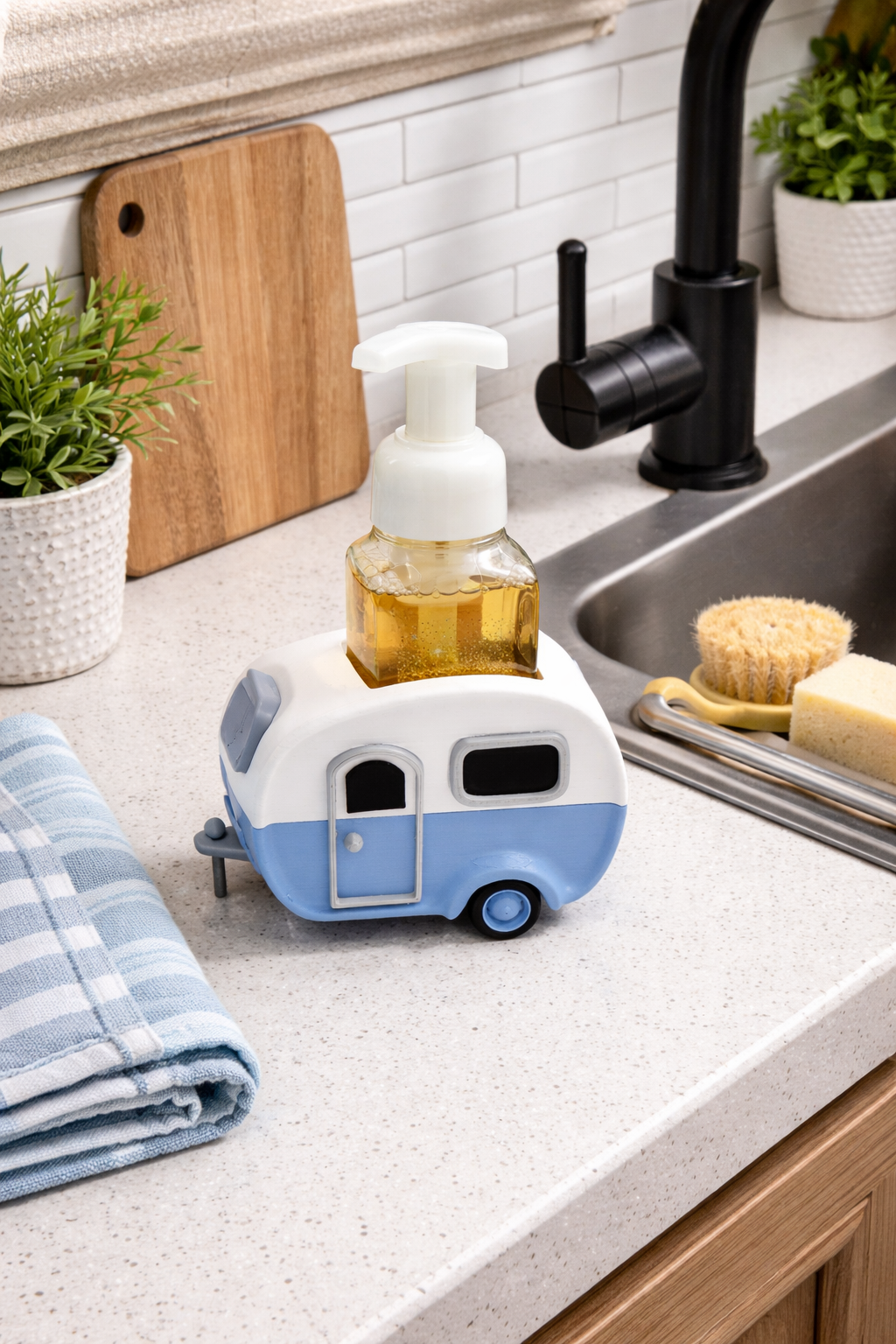Camper soap holder rv bathroom decor
