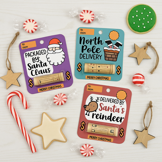 Christmas Money Holder – Santa, Reindeer & North Pole Delivery Gift Card and Cash Holder