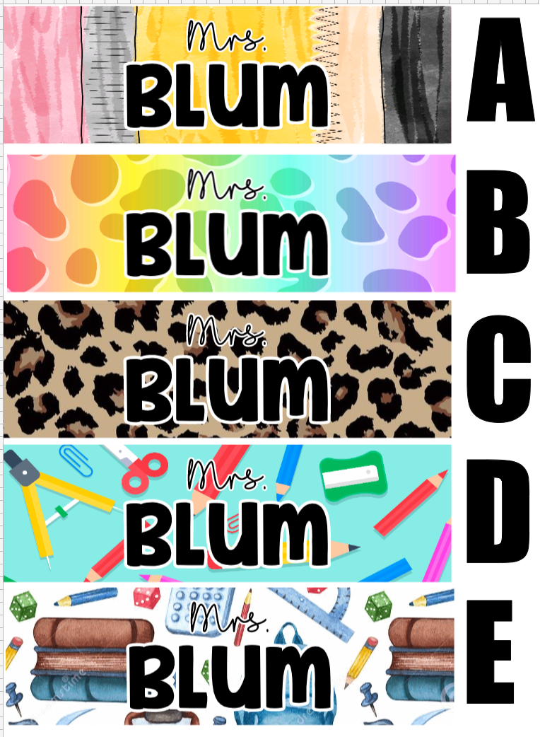 Personalized Pencil Teacher Bookmark – Custom Name with Tassel Reading Gift  Shopify Tags