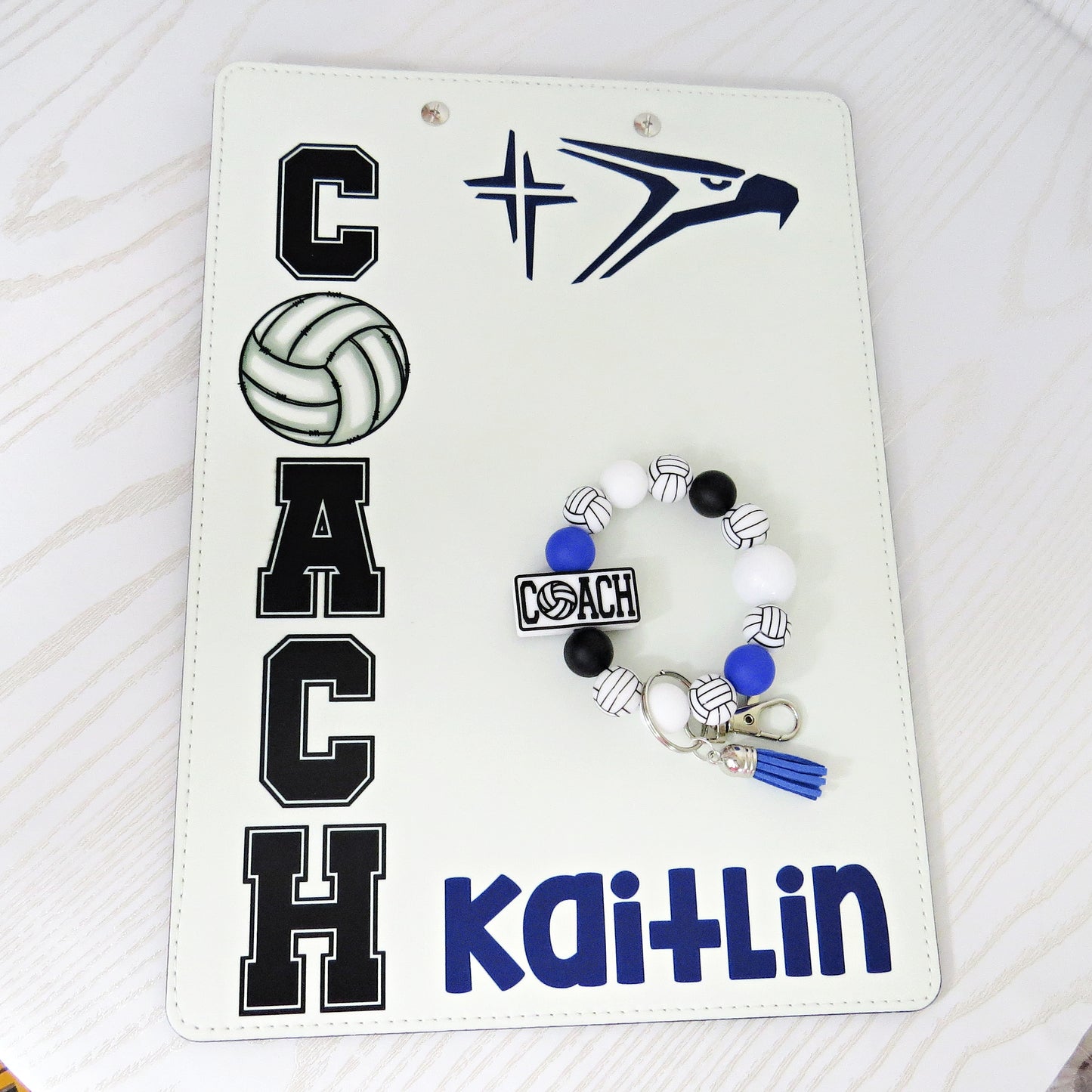 Personalized Volleyball Coach Clipboard – Custom Name Sports Gift