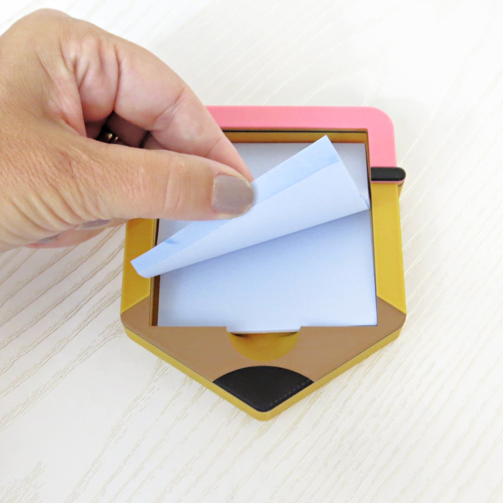 Teacher pencil sticky note holder desk organization accessory school supplies gift