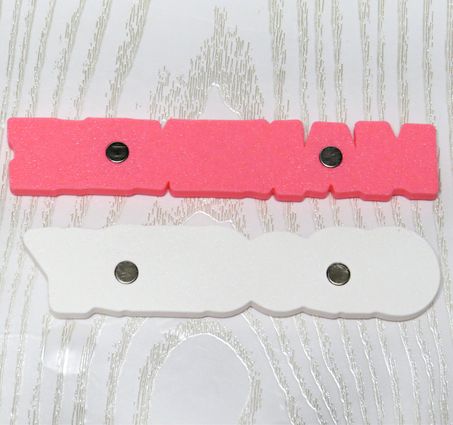 Personalized 3D Printed Name Magnet for Fridge Locker or Classroom Decor - size reference