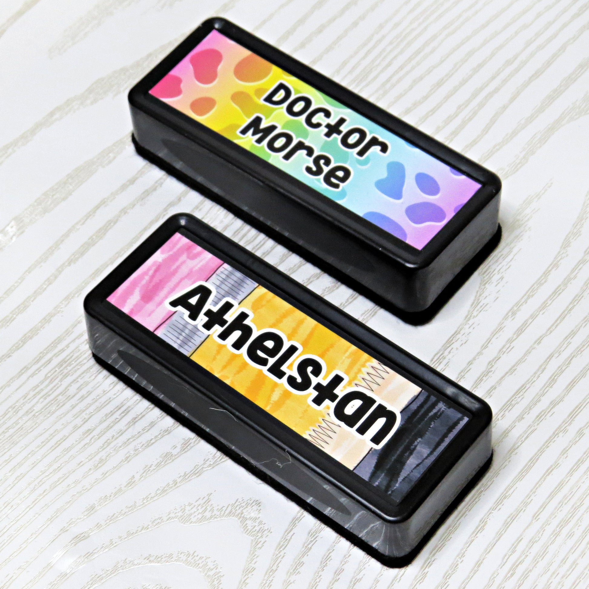Personalized Teacher Chalkboard Eraser Appreciation Gift - alternate angle view