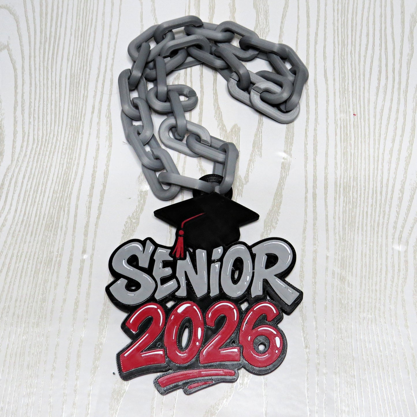 Senior 2026 Hype Chain - Custom School Color Spirit Necklace