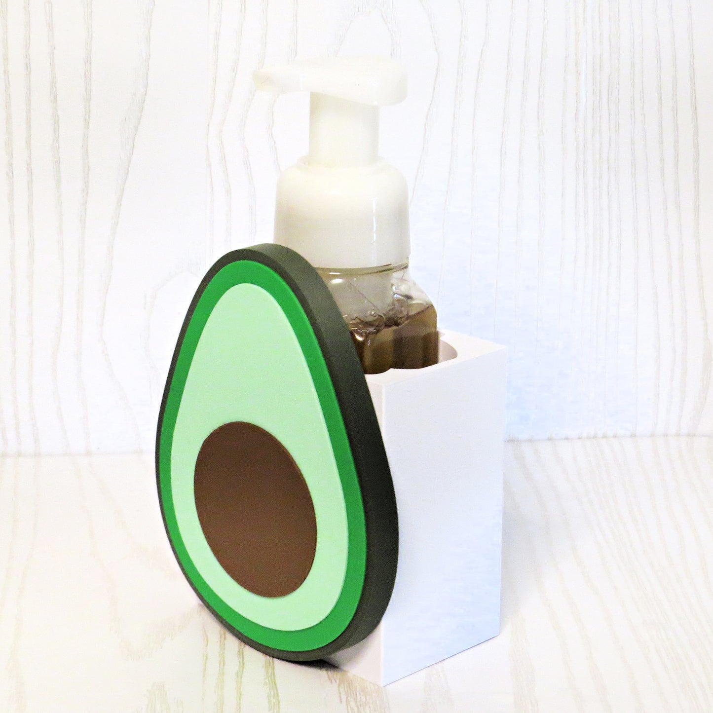 Avocado Soap Holder – 3D Printed Food Themed Kitchen Bathroom Decor – BBW Compatible