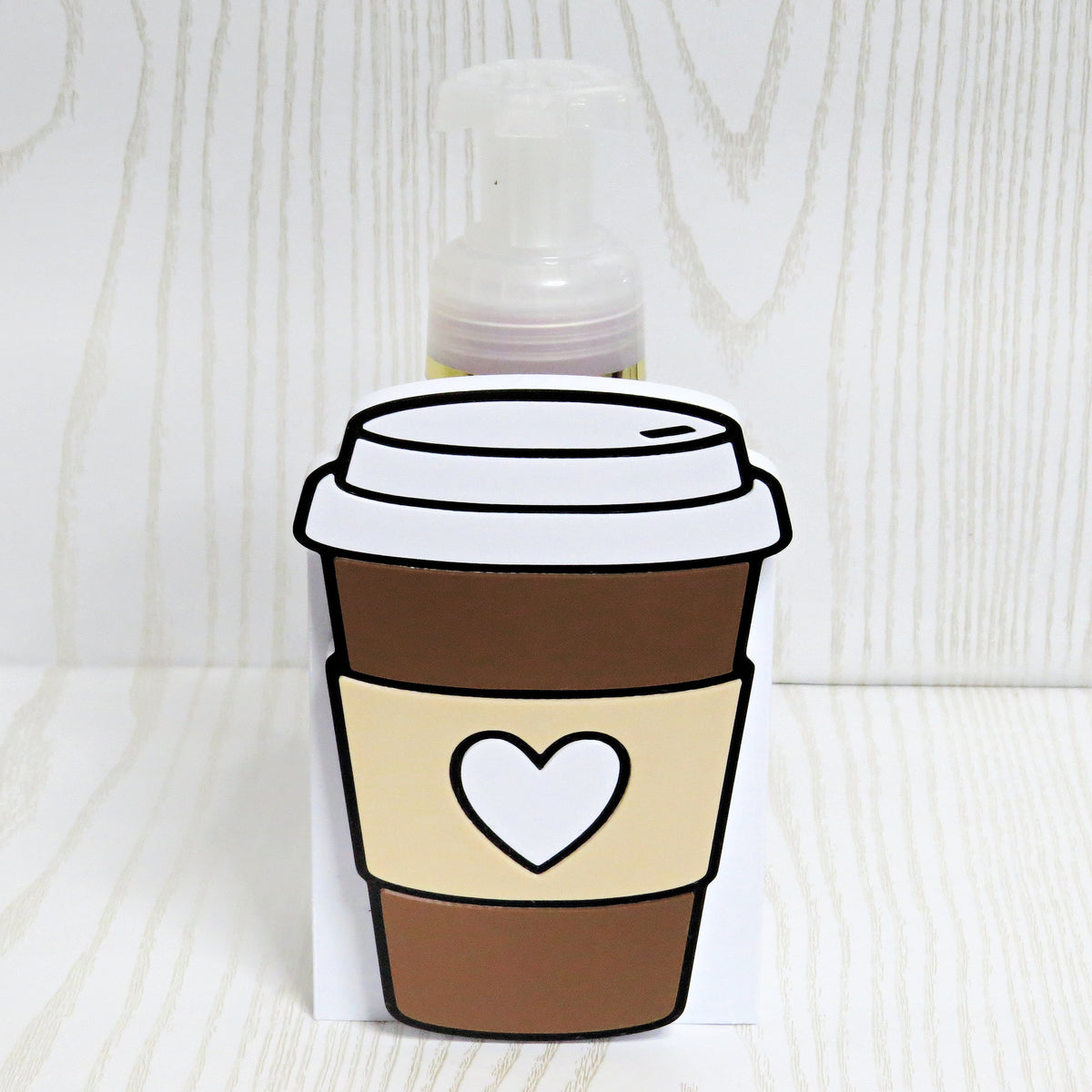 Coffee Cup Foaming Soap Holder — Cute Kitchen and Bathroom Decor for BBW Bottles