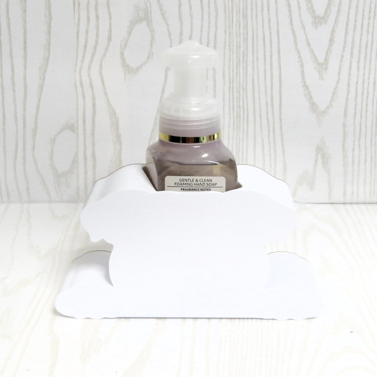 English Bulldog Foaming Soap Holder — Dog Breed Bathroom Decor for BBW Bottles