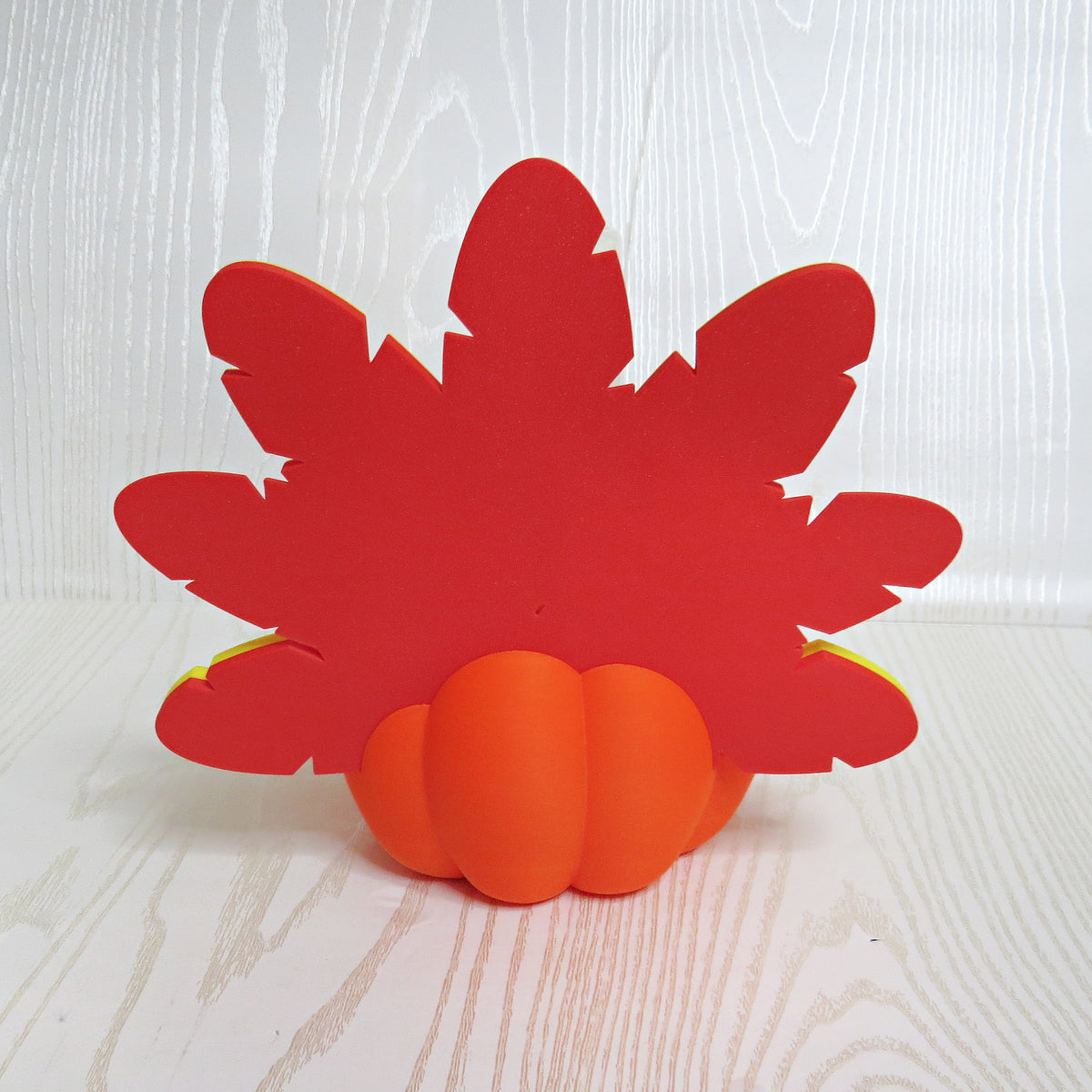 Turkey Pumpkin Foaming Soap Holder — Thanksgiving Fall Bathroom Decor for BBW Bottles