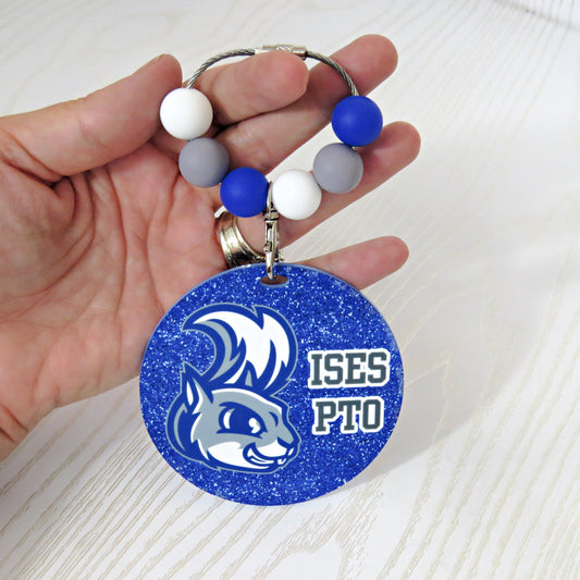 Olentangy Indian Springs Elementary School PTO Bag Tag - Custom Keychain