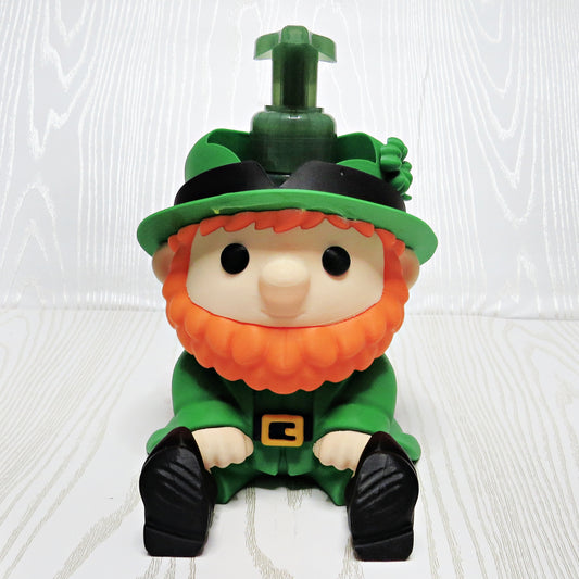 Leprechaun foaming soap holder green kitchen bathroom countertop decor