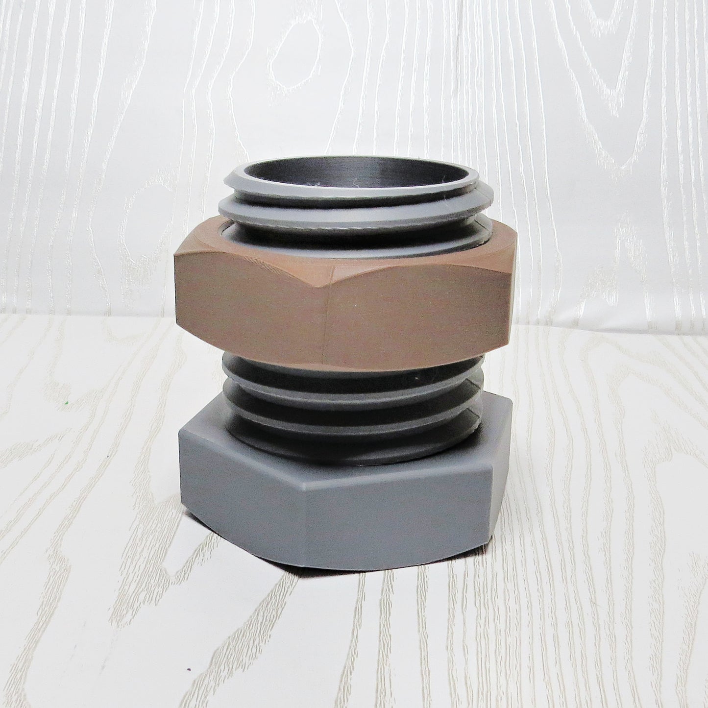 Adjustable Nut and Bolt Pencil Holder – Mechanical Desk Organizer Gift for Dad Tool Lover Office Decor