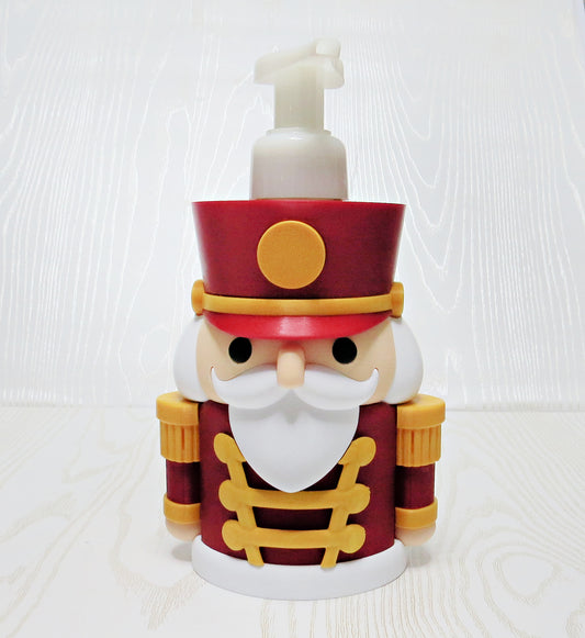 Nutcracker foaming soap holder christmas bathroom decor