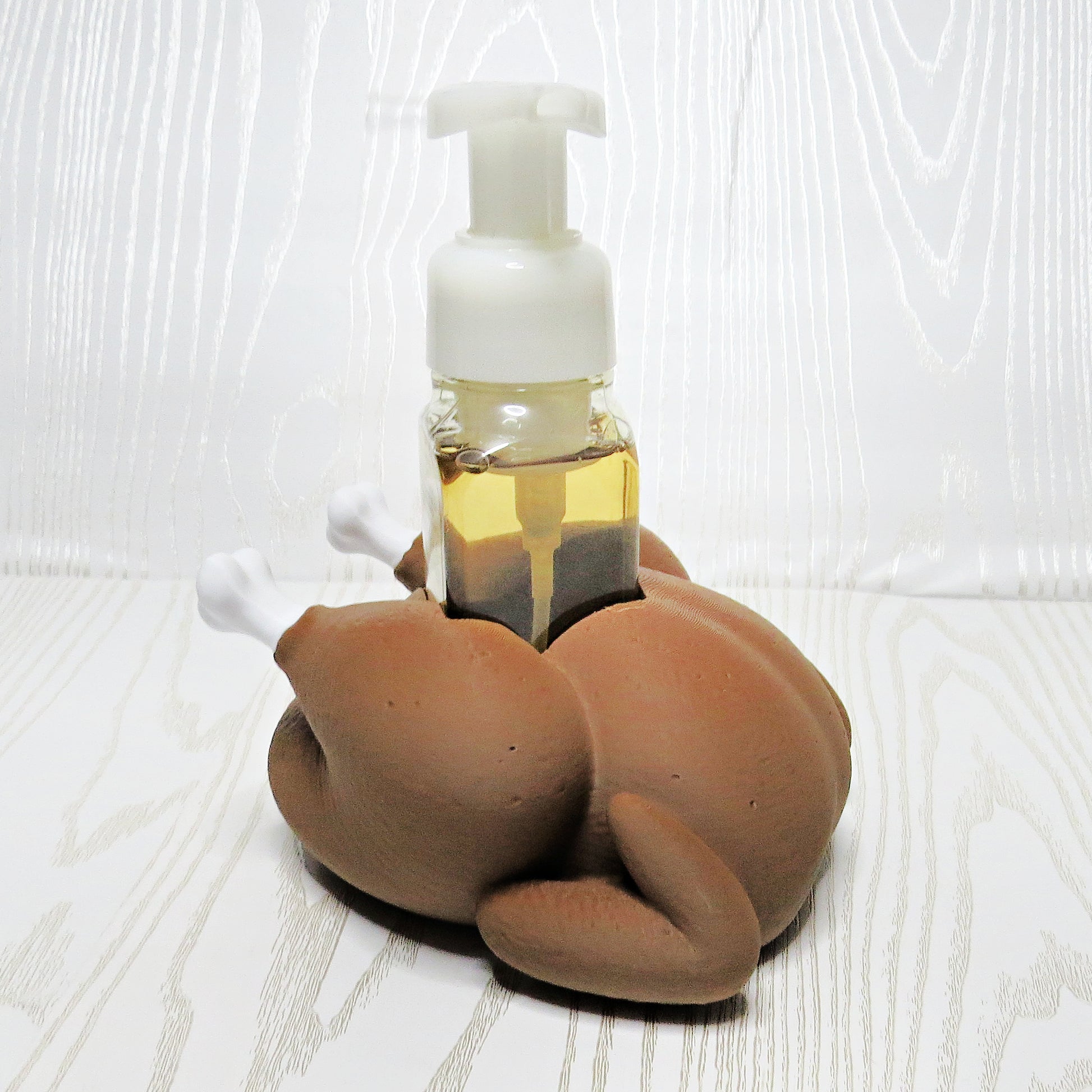 Thanksgiving turkey foaming soap holder fall kitchen decor